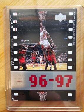 Michael Jordan 1998 Upper Deck Timeframe 23 #104 - Chicago Bulls - 96-97 - NBA